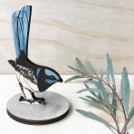 Bridget Farmer | Standing Bird Ornament | Superb Fairy Wren Bridget Farmer | Standing Bird Ornament | Superb Fairy Wren